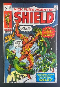 Nick Fury, Agent of SHIELD (1968) #17 VF- (7.5)