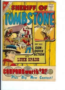 Sheriff of Tombstone,  #14 - Silver Age - March 1961 (VG)