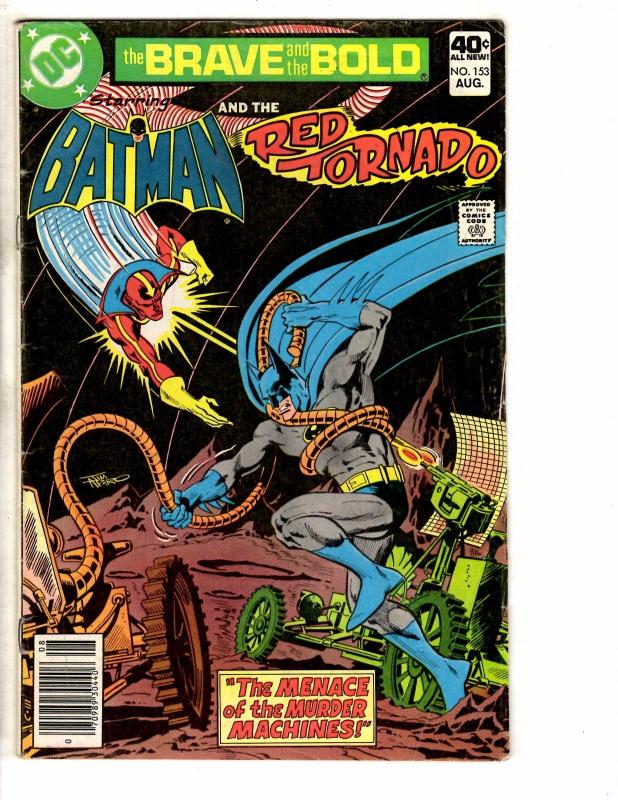 5 Brave & The Bold DC Comic Books # 151 152 153 154 155 Batman Hawkman Atom TW57