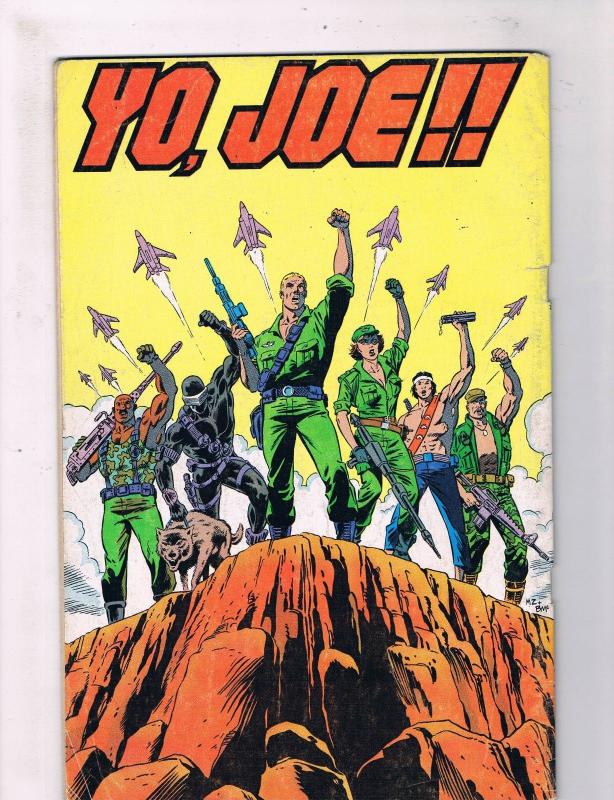 GI Joe Yearbook #4 VG 1st Print Marvel Comic Book Duke Hasbro Snake Eyes DE3