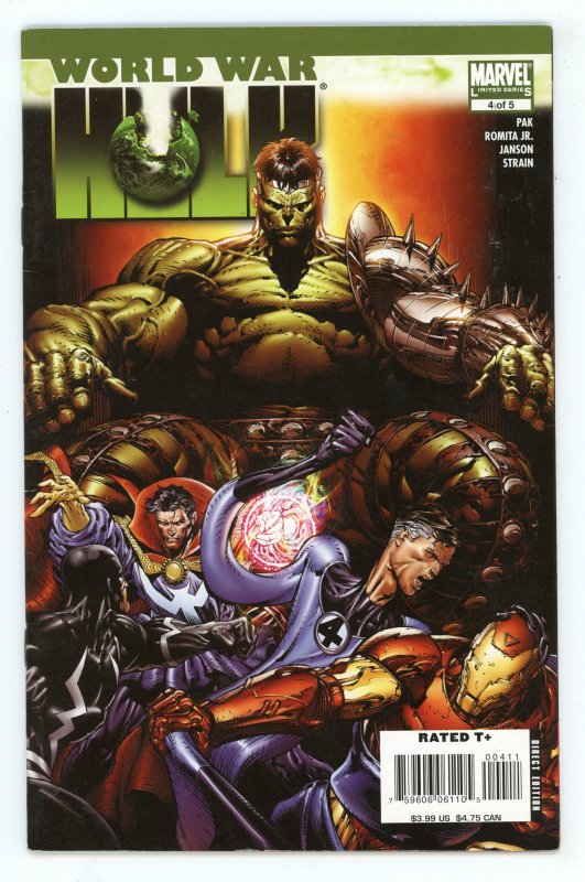 World War Hulk #4 Greg Pak John Romita Jr. Fantastic Four VF+