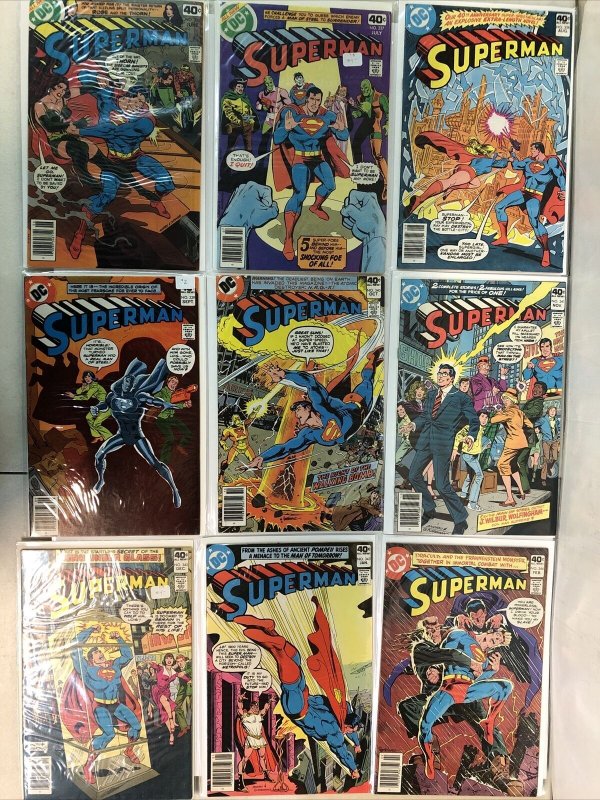 Superman (1976) Complete Set # 300-349 (VF/NM) The Line Of DC Super-Stars