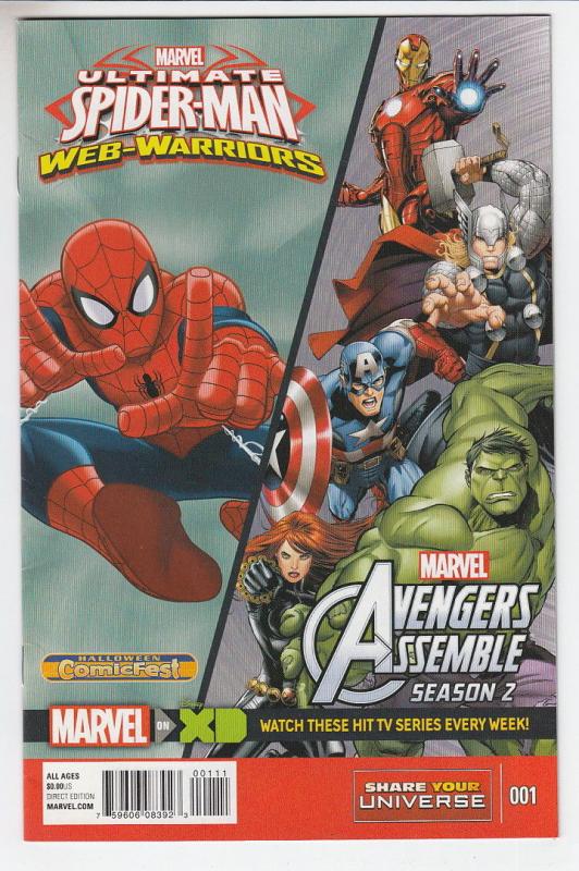 Ultimate Spider-man Web Warriors Unstamped NM- Halloween Comicfest 2015