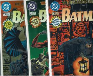 Batman #530 - #532 - 9.4 or Better - Glow In The Dark Covers