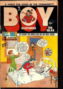 BOY COMICS #44-NORMAN MAUER CRIMEBUSTER STORY 1949 FN 
