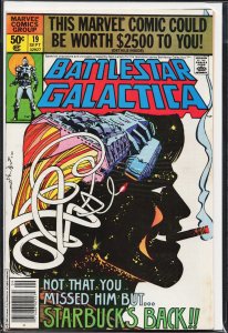 Battlestar Galactica #19 Newsstand Edition (1980) Battlestar Galactica