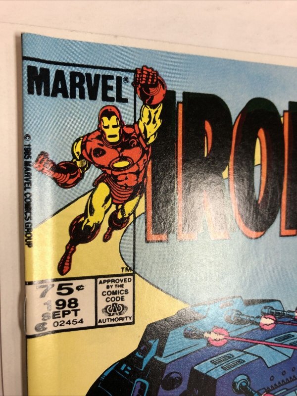 Iron Man (1985) # 198 (NM-) | Canadian Price Variant CPV | Origin Obadiah Stane
