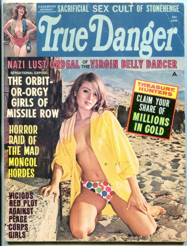 Man's True Danger Magazine January 1968- Nazi Lust Ordeal