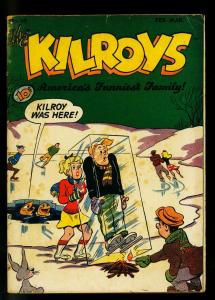 Kilroys #16 1949- Golden Age Humor- Ice Skating cover- VG-