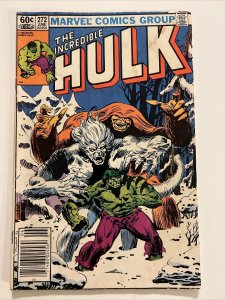 The Incredible Hulk #272 Marvel 1982 Bronze Age Newstand Wendigo Reader Copy