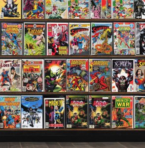 Huge Lot 140+ Comics with Batman And Robin, Supergirl, Superman & More!