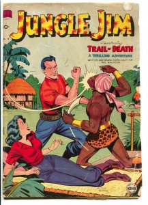 Jungle Jim #15 Headlight cover-Man punches Native on cover-G