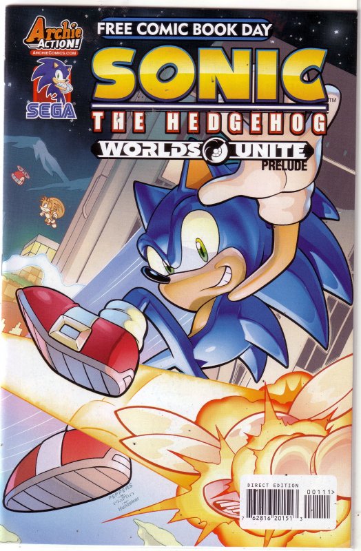 Sonic and Mega Man: Worlds Unite FCBD Edition #1 VF/NM