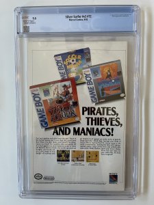 Silver Surfer #72 CGC 9.0 -1st Nebula As A Cyborg (GOTG) -Firelord & Nova App.!