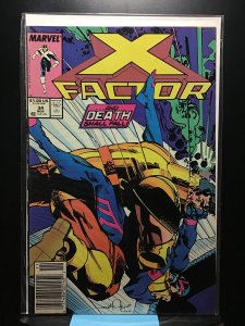 X-Factor #34 Newsstand Edition (1988)