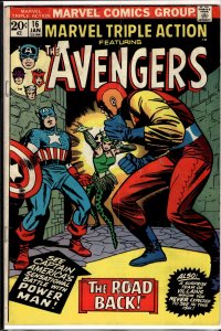 Marvel Triple Action #16 (1974) The Avengers