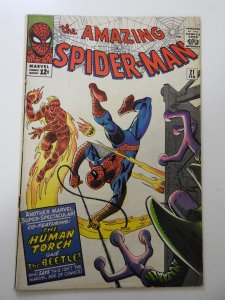 Amazing Spider-Man #21 VG Condition moisture stain