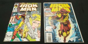 IRON MAN 4PC (VF) STARK LEADS IRON LEGION AGAISNT ULTIMO ISSUE #300 1989-2016