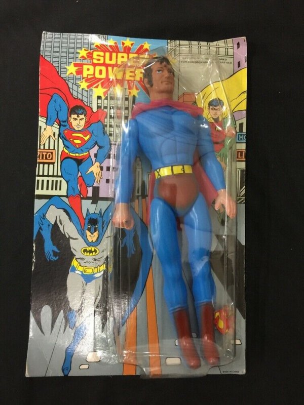 SUPER POWERS SUPERMAN MADE IN CHINA-MINT-RARE!