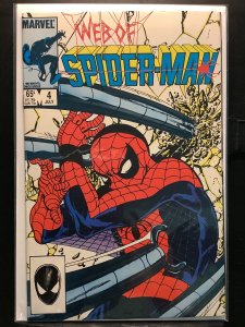Web of Spider-Man #4 Newsstand Edition (1985)