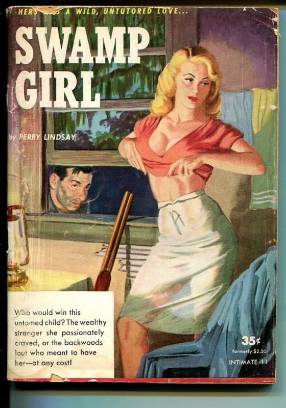 Intimate Novel #11 1950-Perry Lindsay-spicy Good Girl art cover-G/VG