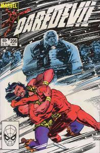 Daredevil #206 VF ; Marvel | Denny O’Neil Kingpin