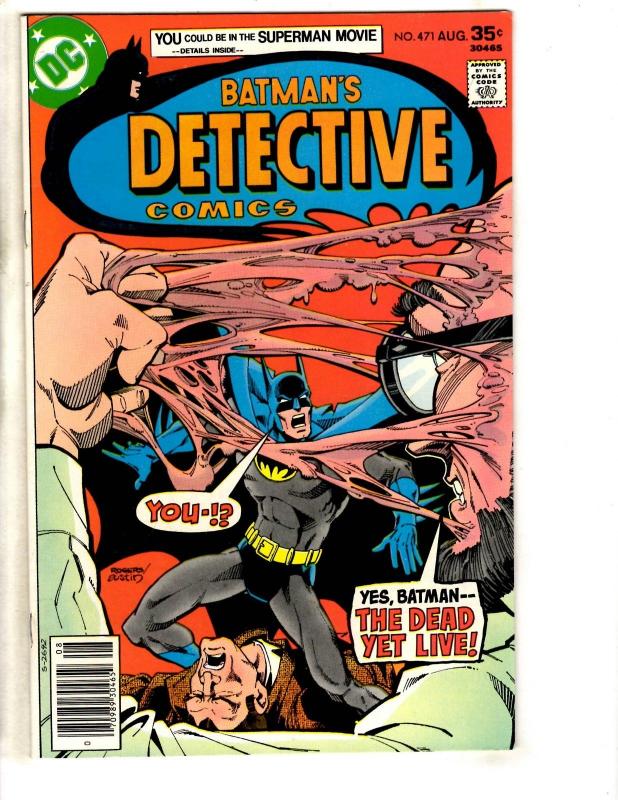 Detective Comics # 471 NM DC Comic Book Batman Joker Catwoman Catwoman TD1