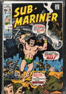 Sub-Mariner #39 (1971) Namor the Sub-Mariner