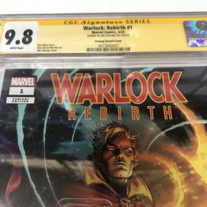 Warlock : Rebirth (2023) # 1 (CGC 9.8 SS) Signed Jim Cheung * Variant Cover