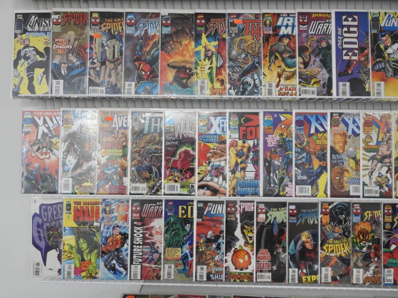 Huge Lot 160+ Comics W/ Punisher, Spider-Man, X-Men+ Avg VF+ Condition!