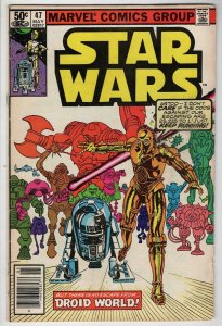 Star Wars #47 Vintage 1981 Marvel Comics 1st Kligson