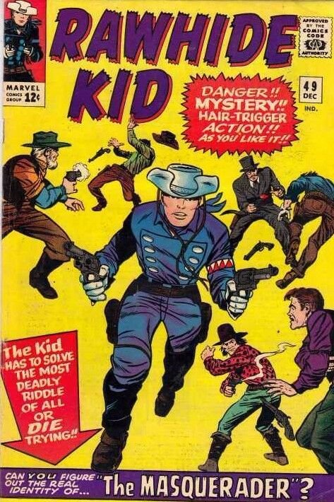 Rawhide Kid 49 strict FN/VF- 7.0 High-Grade Tons more Marvel Westerns up now