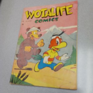 #5 WOTALIFE COMICS Green Publications, 1959 Silver Age Funny Animal Comics