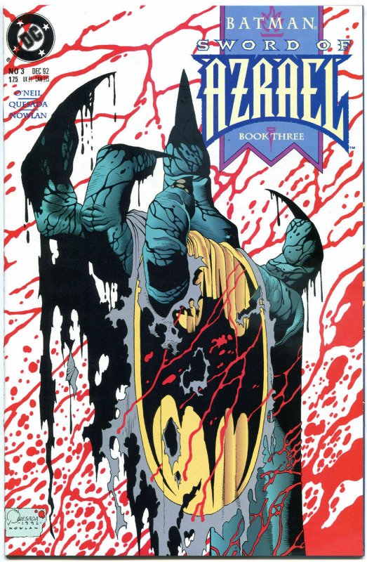 BATMAN Sword of AZRAEL #3, NM-, Joe Quesada, 1992, more DC / Batman in store 