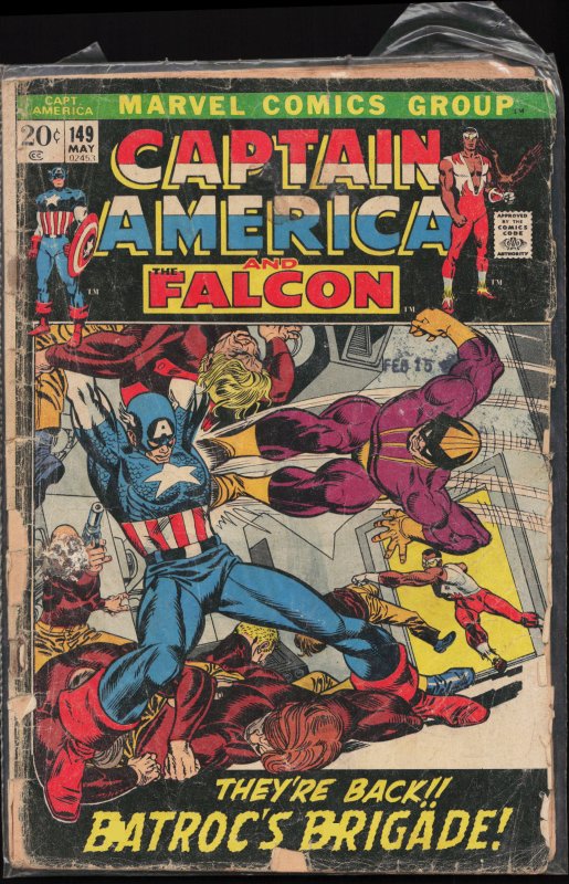 Captain America #149 (1972) Captain America and the Falcon