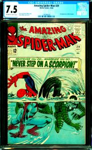 Amazing Spider-Man #29 CGC Graded 7.5 2nd Appearance of The Scorpion