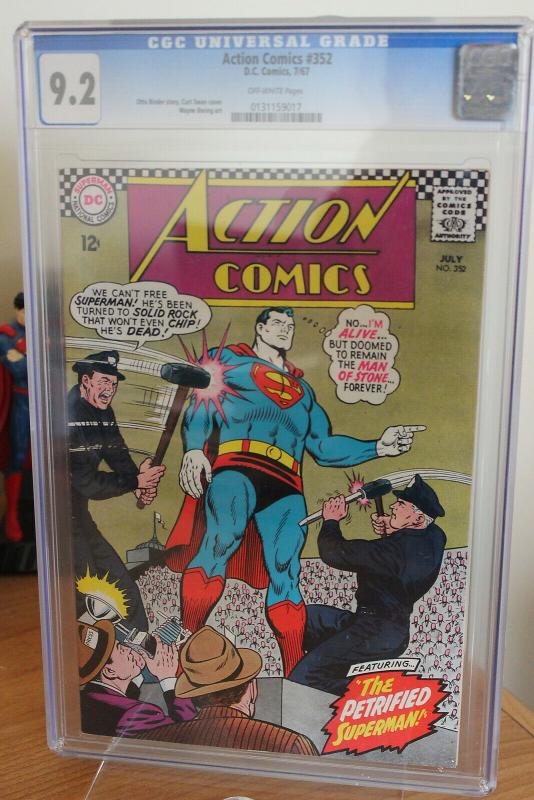 Action Comics #352 (DC, 1967) CGC NM- 9.2 Off-white pages