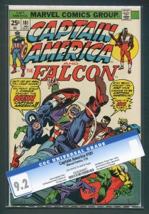 Captain America #181 (CGC 9.2 NM /Crack-Out) 2nd Nomad, Gil Kane Cover (1975)