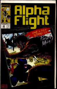 Alpha Flight #62 (1988) Alpha Flight