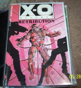 X-O Manowar: Retribution - trade paper back (1993, Acclaim / Valiant) 1st harada