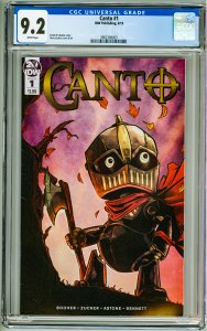 Canto #1 (2019) CGC 9.2! White Pages!