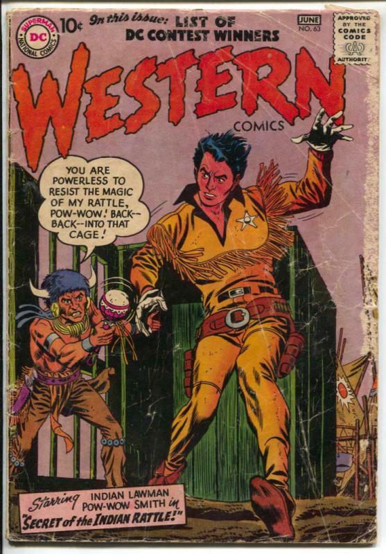 Western #63 1957 DC-Pow-Wow Smith-Wyoming Kid-G-