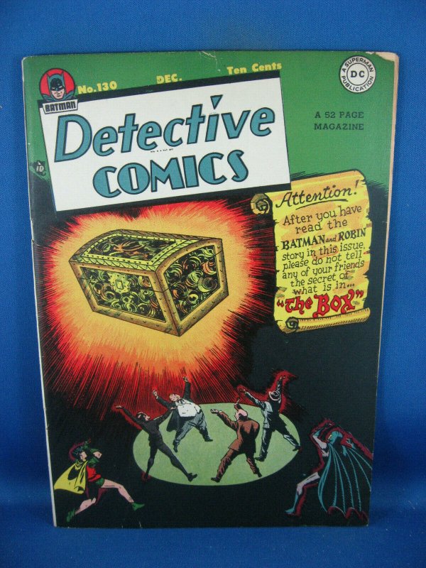 DETECTIVE COMICS 130 F+ BATMAN 1947 SCARCE