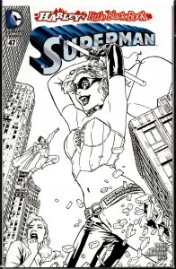 Superman #47 Bermejo Inked Cover (2016) Superman