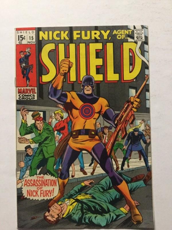 Nick Fury 15 Agent Of Shield Vf Very Fine 8.0