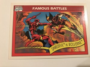 DAREDEVIL VS. WOLVERINE #109 : 1990 Marvel Universe Series 1 card, NM/M
