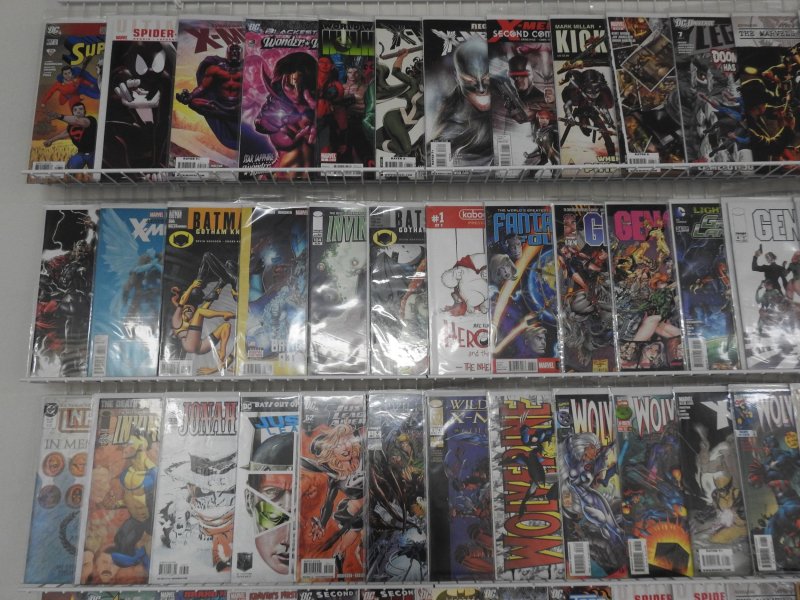 Huge Lot of 160+ Comics W/ Wolverine, Superman, Hulk! Avg. VF Condition!