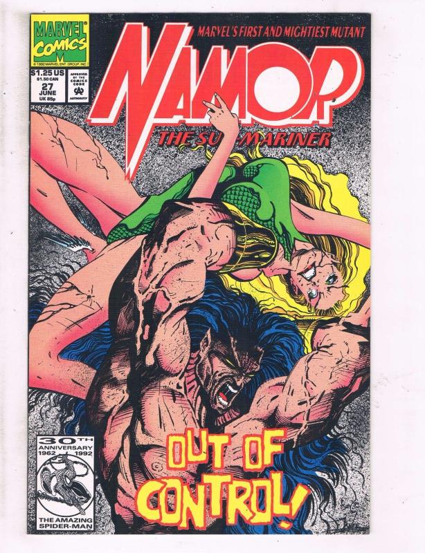 Lot Of 10 Namor Marvel Comic Books # 21 22 23 24 25 26 27 28 29 30 TW33