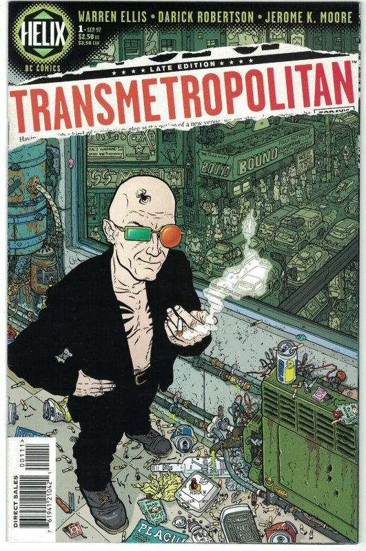 Transmetropolitan #1 VF/NM; DC/Helix | Warren Ellis - save on shipping - details 