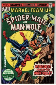 Marvel Team-Up #37 (1975) Man-Wof! Frankenstein! [CR200-NSC•BI#02]